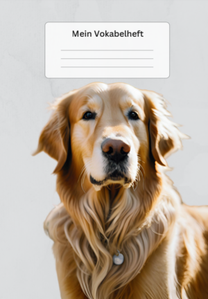Vokabelheft A5 2 Spalten Motiv Hund